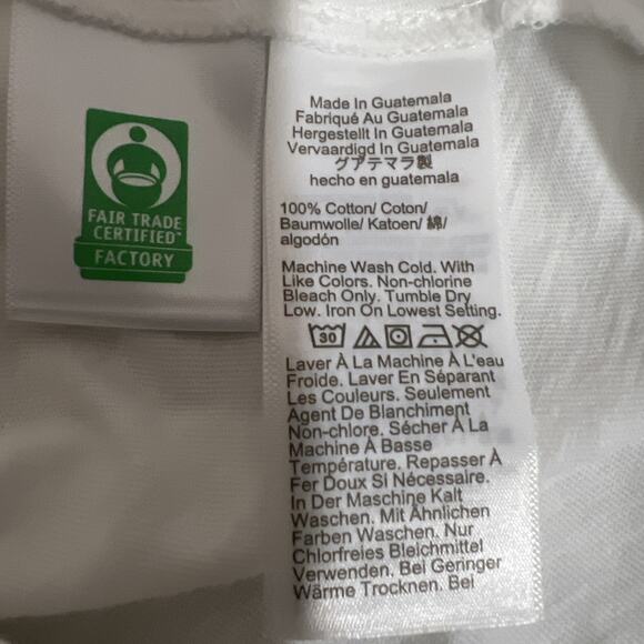 J. Crew Lace Trim Short Sleeve Top Women’s White Half Button Blouse Size XS - Picture 9 of 12